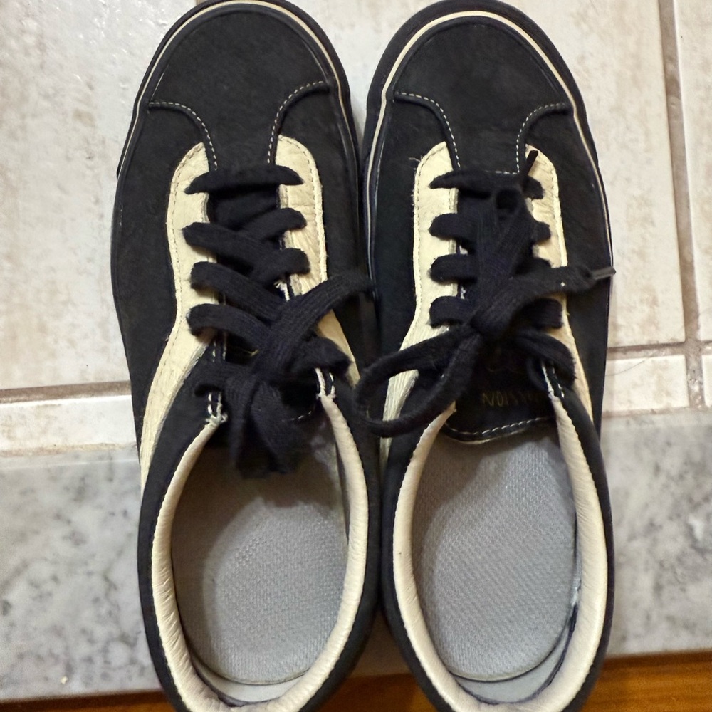 Vans Black and Cream Sneakers Vault Bold Ni LX Julian Klincewicz